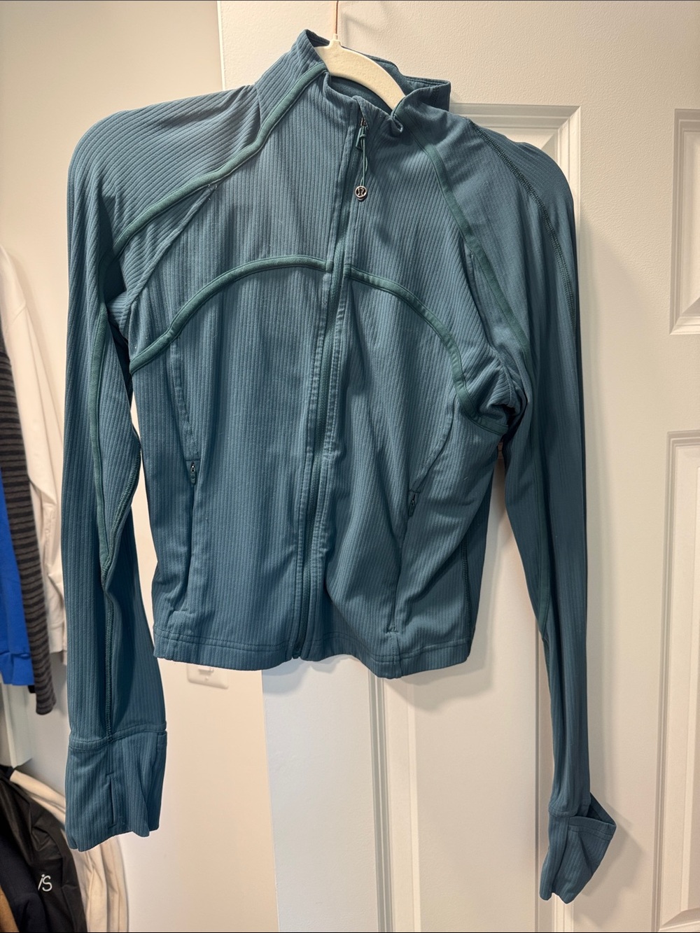 lululemon athletica Teal Zip-Up Athletic Jacket